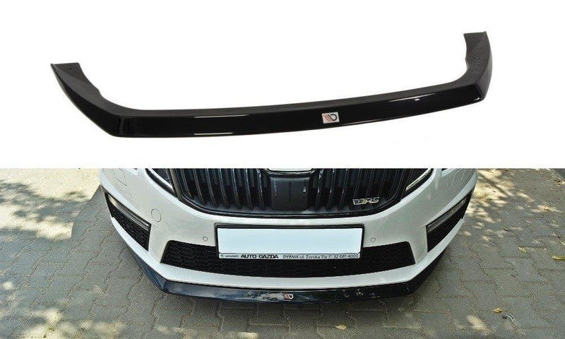 ספויילר קדמי (SPLITTER) גרסה V.2 לסקודה Octavia RS (MK3) מבית מקסטון